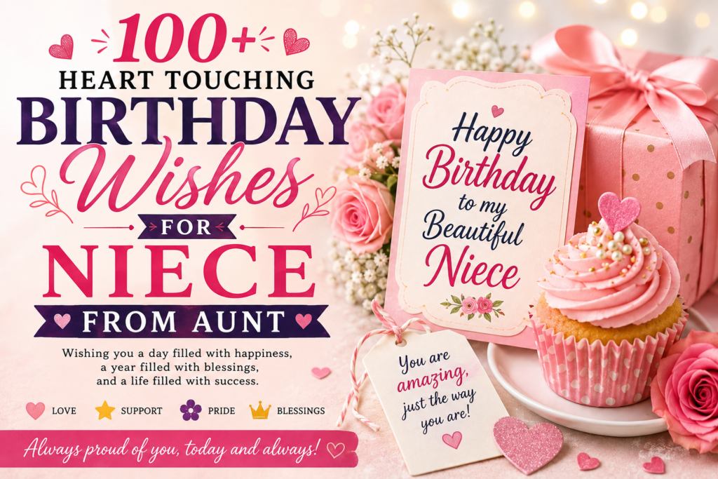 Birthday Wishes for Niece from Aunt