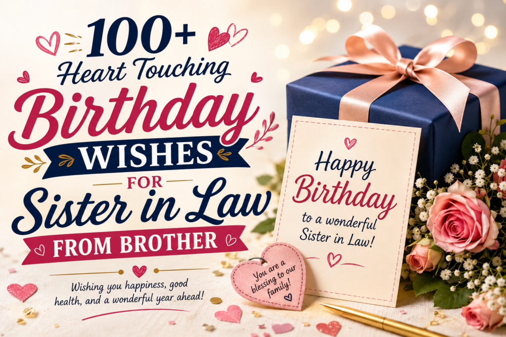 Find heartfelt birthday wishes for sister in law from brother, including emotional, sweet, funny, short, and Islamic birthday messages.