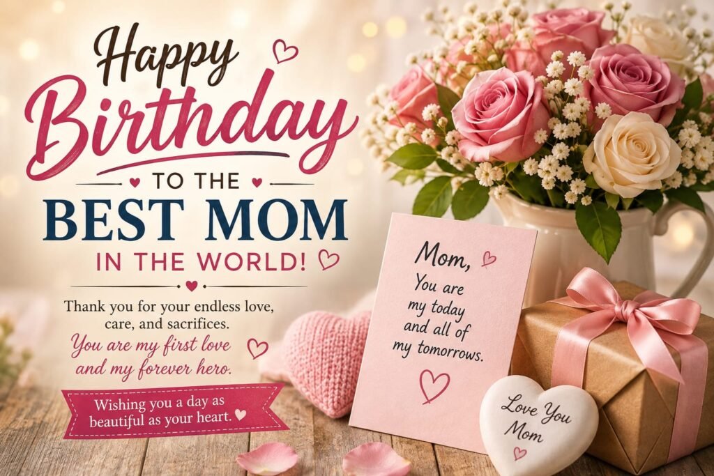 Looking for birthday wishes for your mother? 100+ heartfelt, funny, inspirational, and Islamic birthday wishes to make your mom's day special.