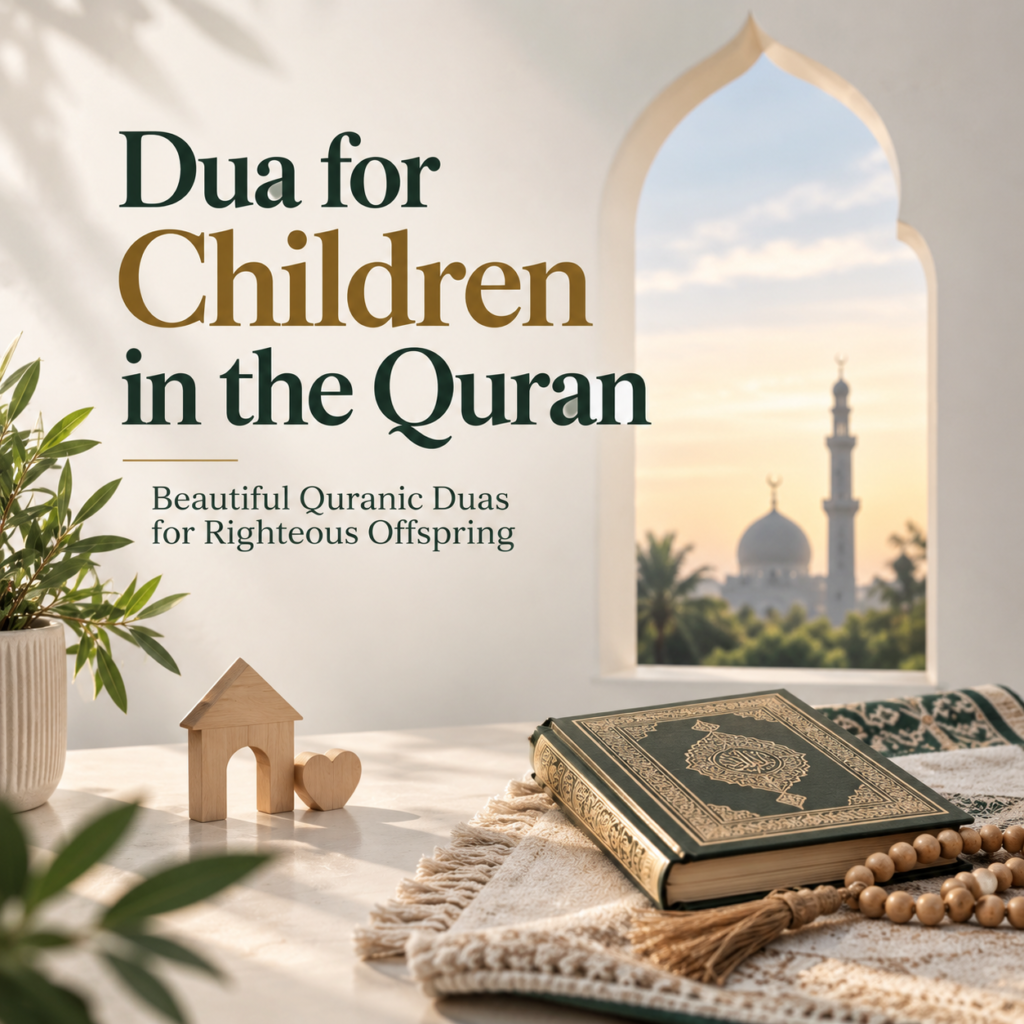 Discover beautiful dua for children in the Quran, with Arabic, meanings, and references for righteous offspring.