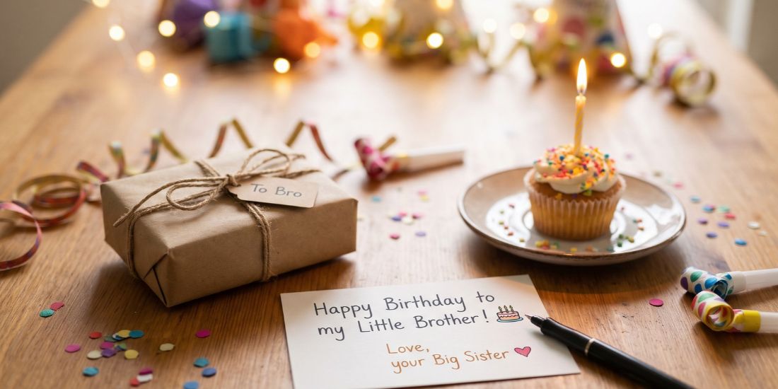 Birthday Wishes for Younger Brother from Elder Sister (2026)